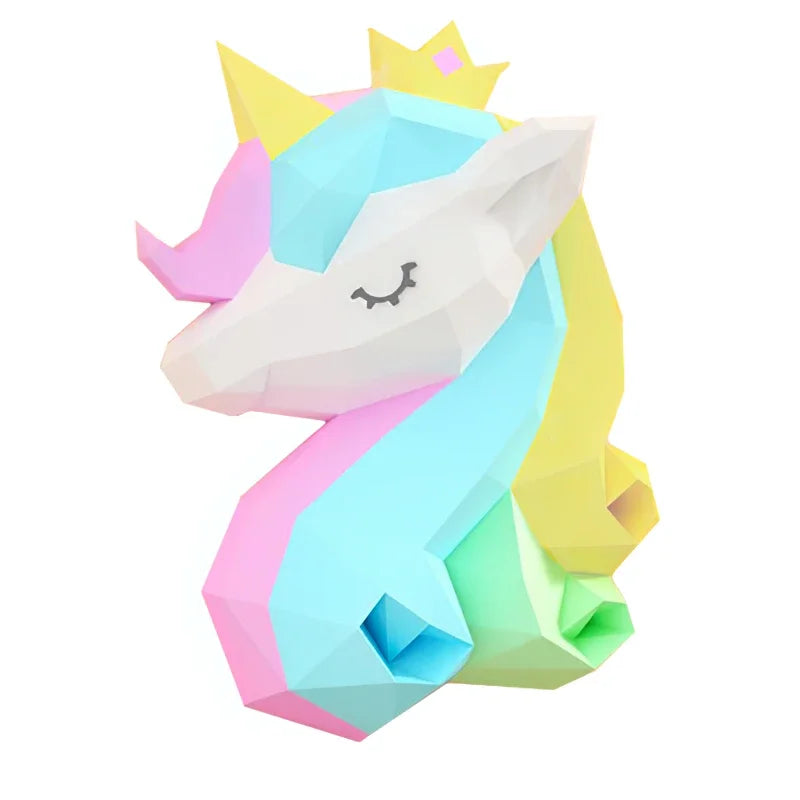 DIY 3D Paper Papercraft Kit – UrbanFolds Papercraft Kit – DIY papercraft kit, front view