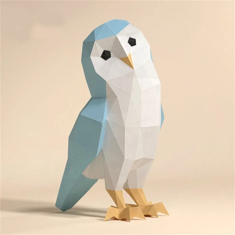 DIY 3D Paper Creative Low Poly Owl craft Animal Ornament ation Handmade Origami Toys For Boys Girls – UrbanFolds Papercraf...