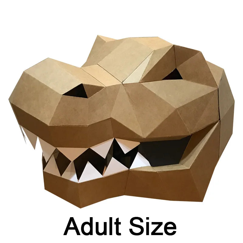 DIY 3D Paper Papercraft Kit – UrbanFolds Papercraft Kit – DIY papercraft kit, front view
