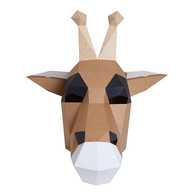 DIY 3D Paper Papercraft Kit – UrbanFolds Papercraft Kit – DIY papercraft kit, front view