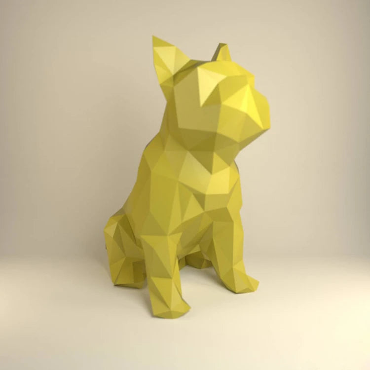 DIY 3D Paper Papercraft Kit – UrbanFolds Papercraft Kit – DIY papercraft kit, angle view