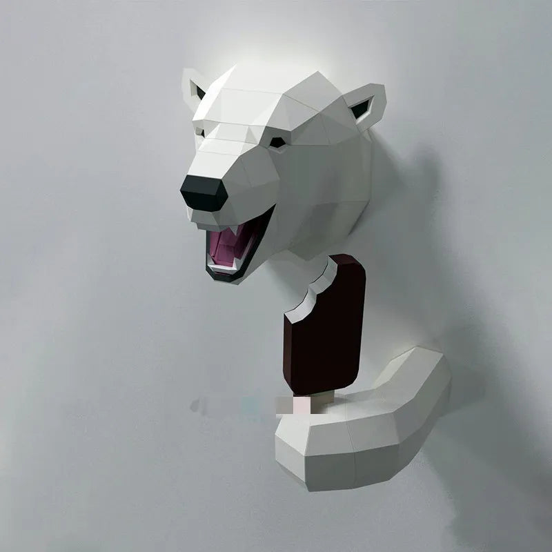 DIY 3D Paper Papercraft Kit – UrbanFolds Papercraft Kit – DIY papercraft kit, front view