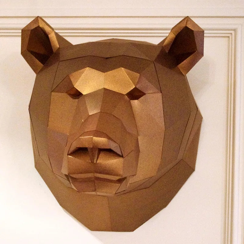 DIY 3D Paper Papercraft Kit – UrbanFolds Papercraft Kit – DIY papercraft kit, front view