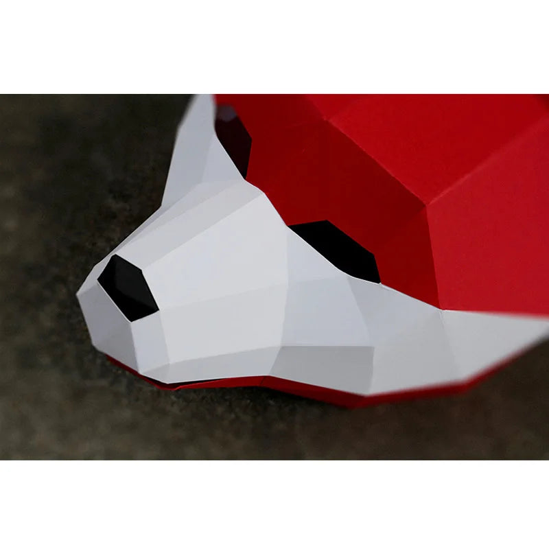 DIY 3D Paper Papercraft Kit – UrbanFolds Papercraft Kit – DIY papercraft kit, front view