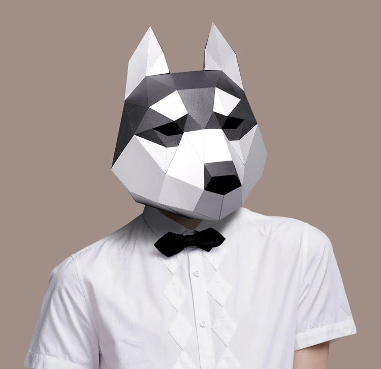 DIY 3D Paper Papercraft Kit – UrbanFolds Papercraft Kit – DIY papercraft kit, front view