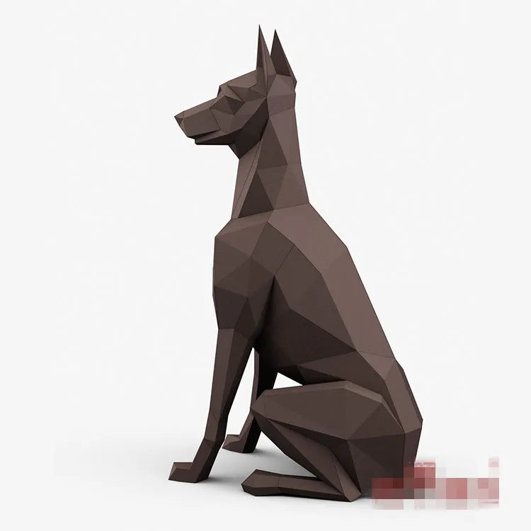 DIY 3D Paper Papercraft Kit – UrbanFolds Papercraft Kit – DIY papercraft kit, front view
