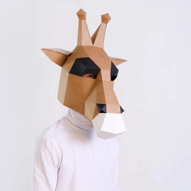 DIY 3D Paper Papercraft Kit – UrbanFolds Papercraft Kit – DIY papercraft kit, angle view