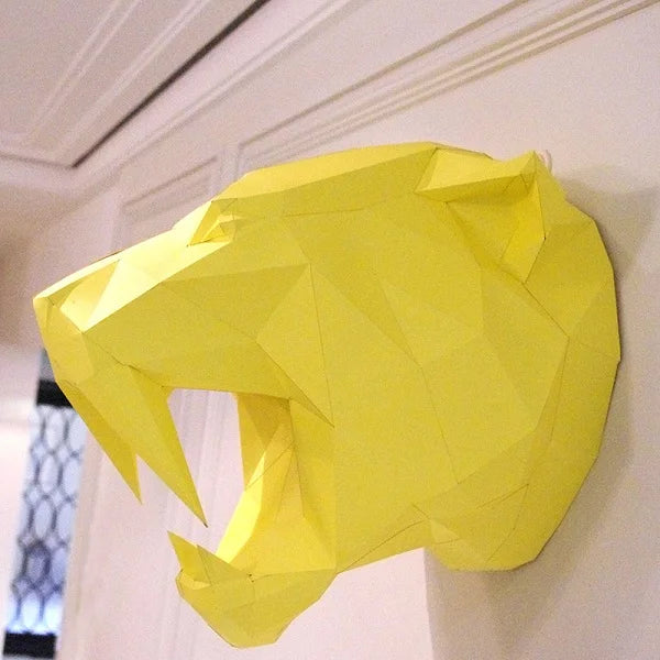 DIY 3D Paper Papercraft Kit – UrbanFolds Papercraft Kit – DIY papercraft kit, front view