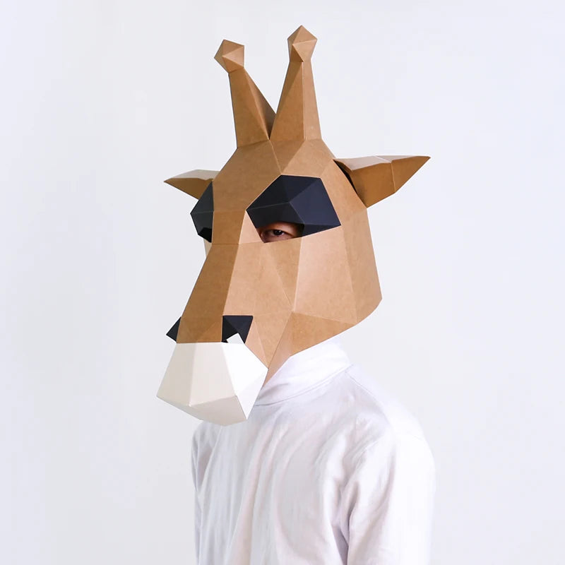DIY 3D Paper Papercraft Kit – UrbanFolds Papercraft Kit – DIY papercraft kit, front view
