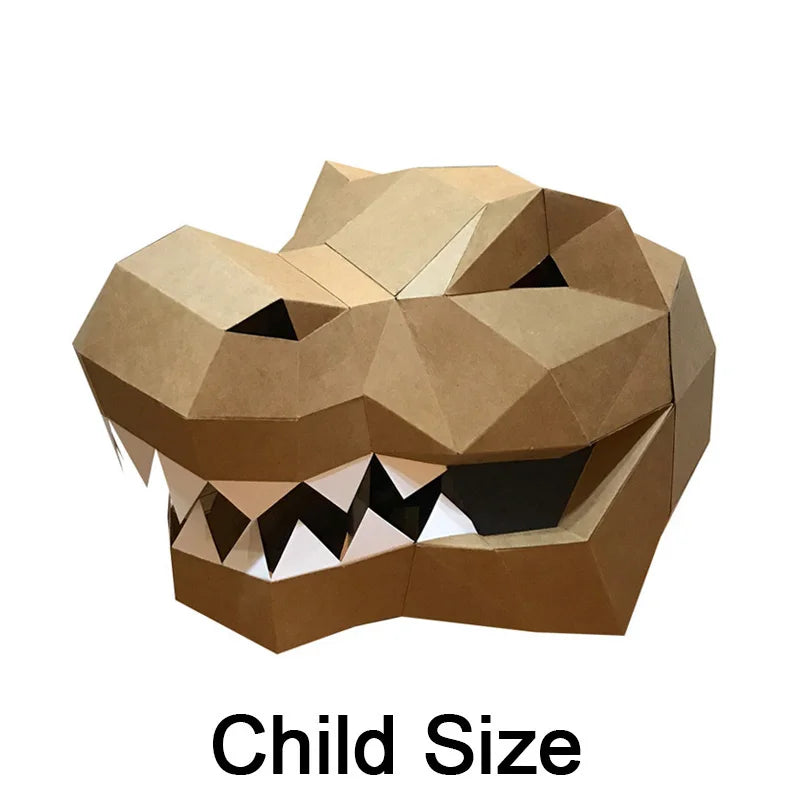 DIY 3D Paper Papercraft Kit – UrbanFolds Papercraft Kit – DIY papercraft kit, front view