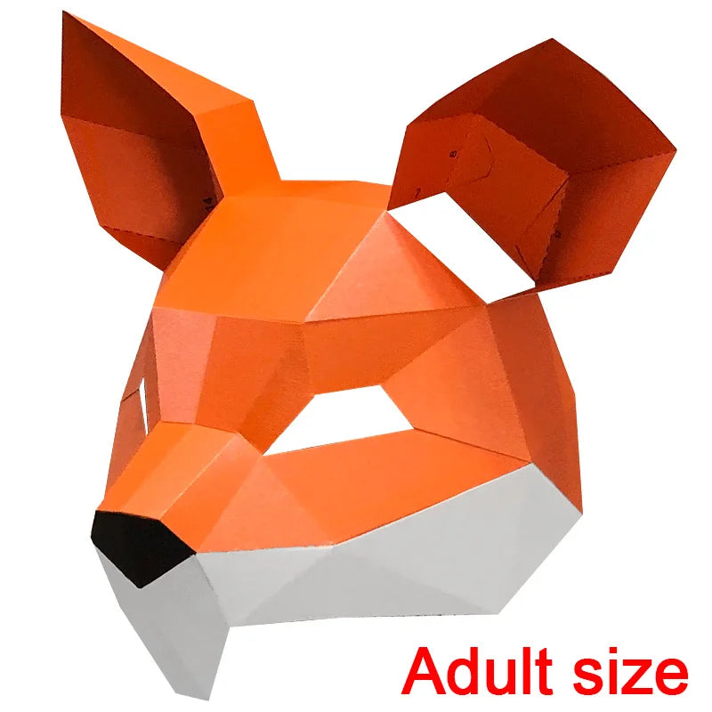 DIY 3D Paper Papercraft Kit – UrbanFolds Papercraft Kit – DIY papercraft kit, front view
