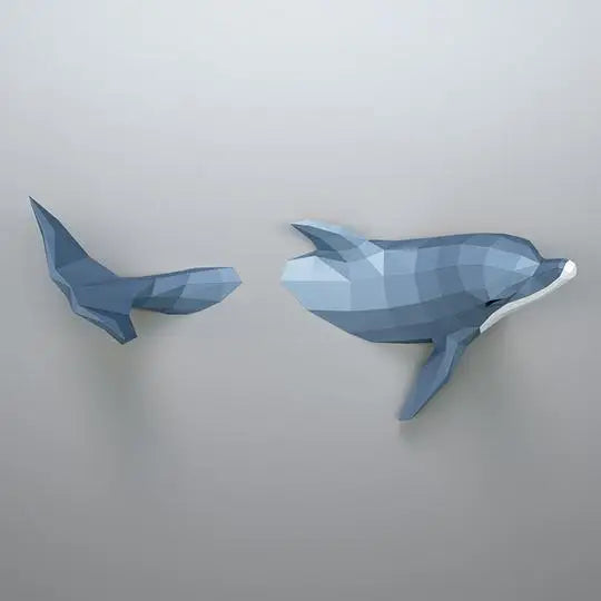DIY 3D Paper Papercraft Kit – UrbanFolds Papercraft Kit – DIY papercraft kit, angle view