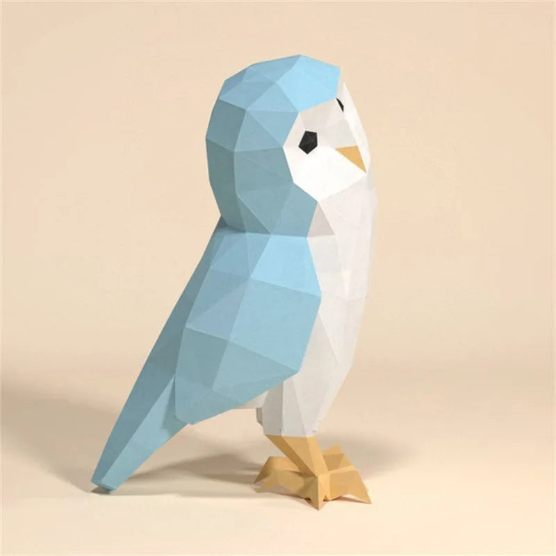DIY 3D Paper Papercraft Kit – UrbanFolds Papercraft Kit – DIY papercraft kit, angle view