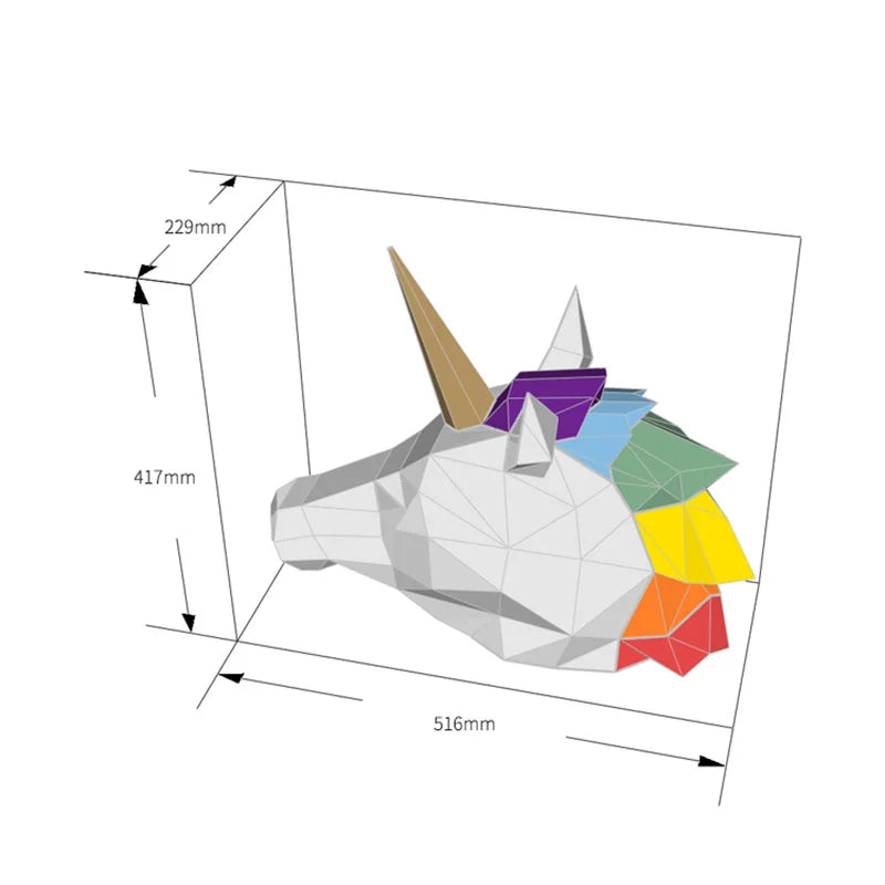 DIY 3D Paper Papercraft Kit – UrbanFolds Papercraft Kit – DIY papercraft kit, package contents