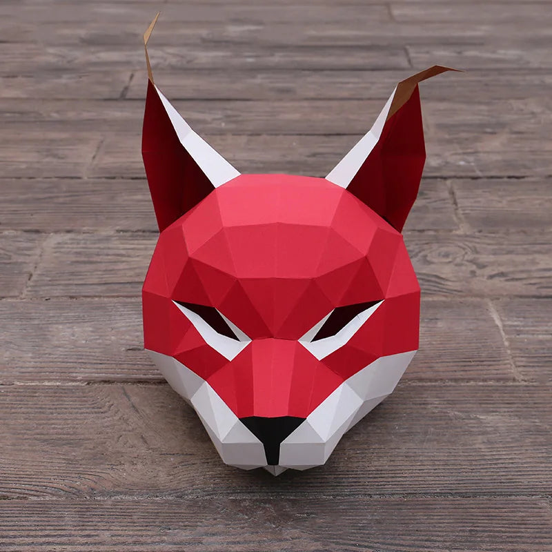 DIY 3D Paper Papercraft Kit – UrbanFolds Papercraft Kit – DIY papercraft kit, front view