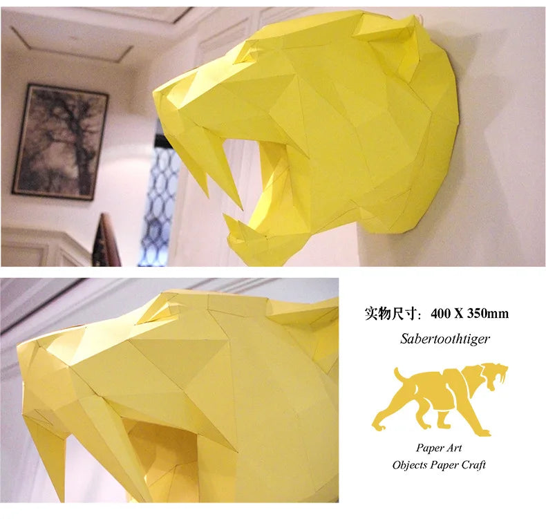DIY 3D Paper Papercraft Kit – UrbanFolds Papercraft Kit – DIY papercraft kit, in use