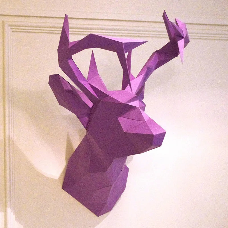 DIY 3D Paper Papercraft Kit – UrbanFolds Papercraft Kit – DIY papercraft kit, front view