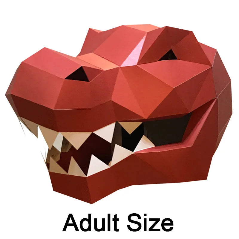 DIY 3D Paper Papercraft Kit – UrbanFolds Papercraft Kit – DIY papercraft kit, front view