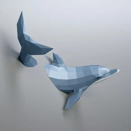 DIY 3D Paper Papercraft Kit – UrbanFolds Papercraft Kit – DIY papercraft kit, in use