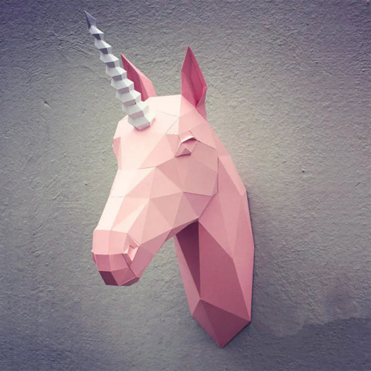 DIY 3D Paper Papercraft Kit – UrbanFolds Papercraft Kit – DIY papercraft kit, angle view