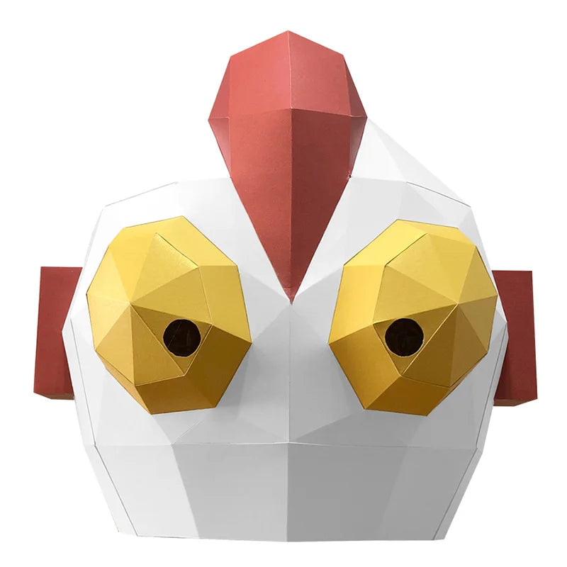 DIY 3D Paper Papercraft Kit – UrbanFolds Papercraft Kit – DIY papercraft kit, front view