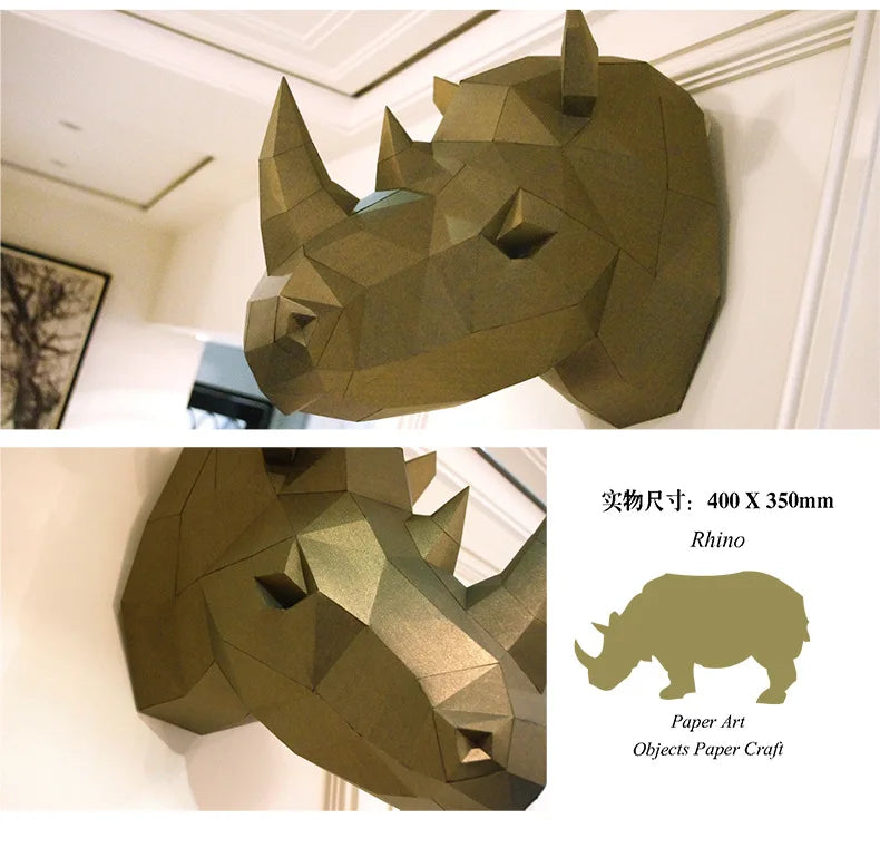 DIY 3D Paper Papercraft Kit – UrbanFolds Papercraft Kit – DIY papercraft kit, in use