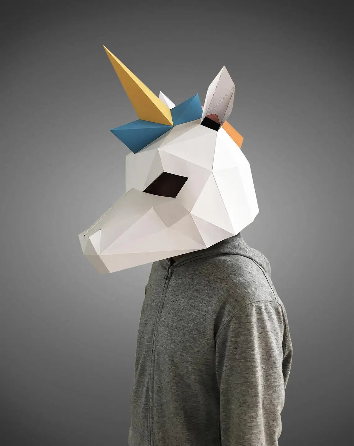 DIY 3D Paper Papercraft Kit – UrbanFolds Papercraft Kit – DIY papercraft kit, in use