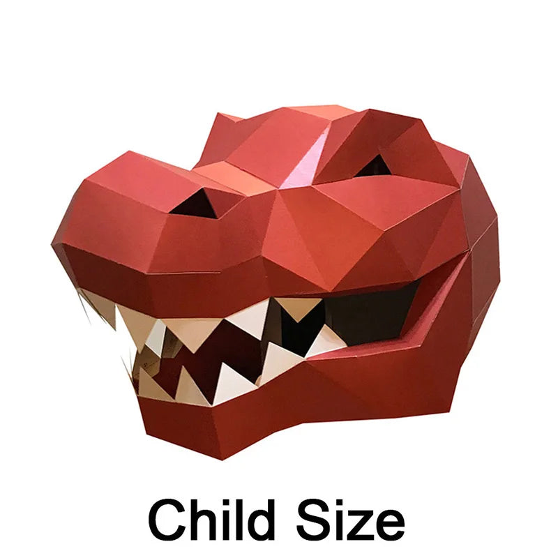 DIY 3D Paper Papercraft Kit – UrbanFolds Papercraft Kit – DIY papercraft kit, front view