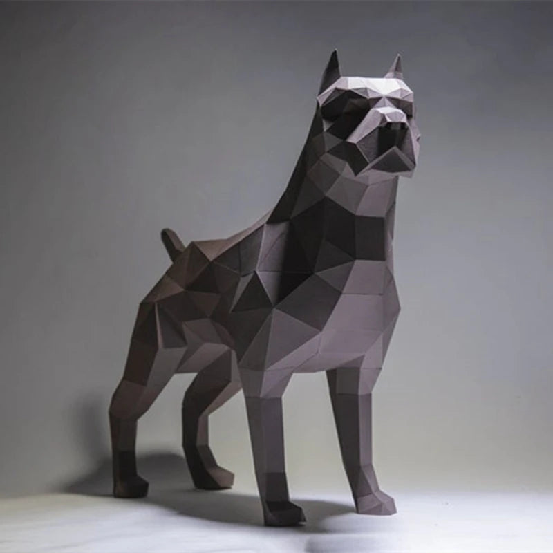 DIY 3D Paper Papercraft Kit – UrbanFolds Papercraft Kit – DIY papercraft kit, front view