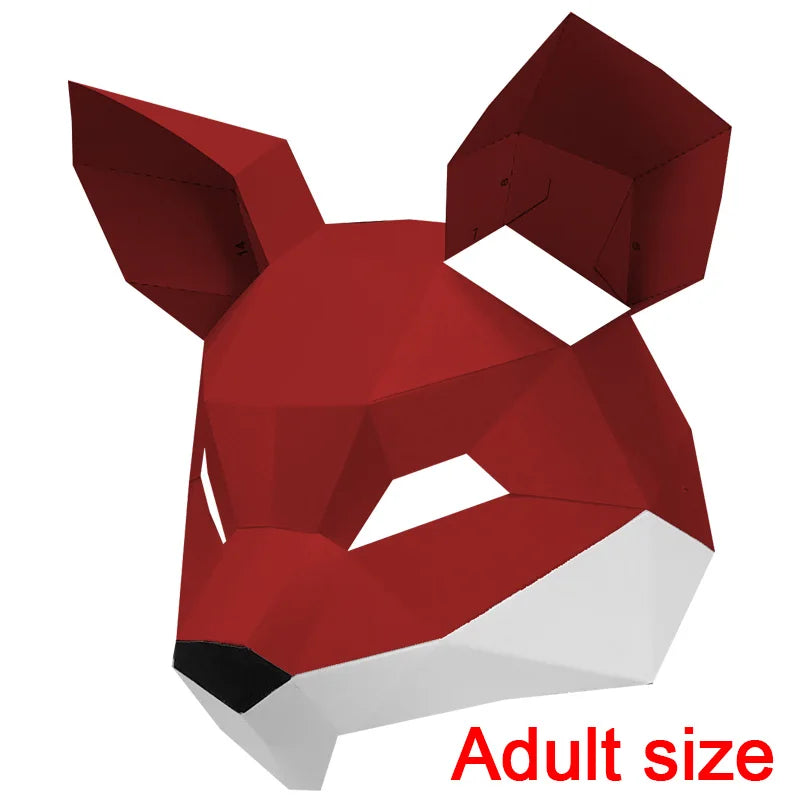 DIY 3D Paper Papercraft Kit – UrbanFolds Papercraft Kit – DIY papercraft kit, front view