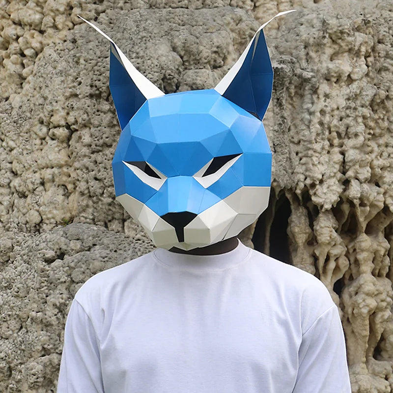 DIY 3D Paper Papercraft Kit – UrbanFolds Papercraft Kit – DIY papercraft kit, front view