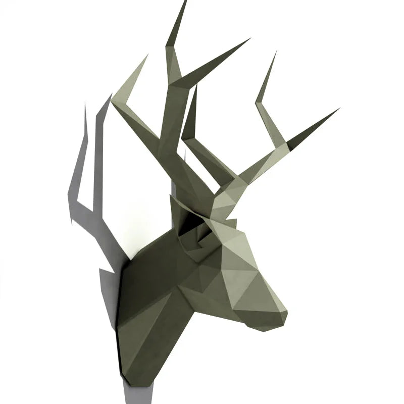 DIY 3D Paper Papercraft Kit – UrbanFolds Papercraft Kit – DIY papercraft kit, front view