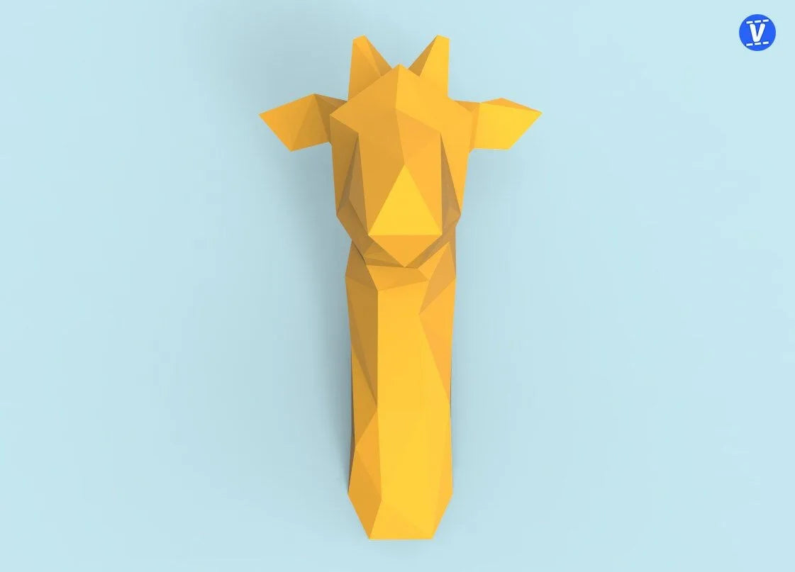 DIY 3D Paper Papercraft Kit – UrbanFolds Papercraft Kit – DIY papercraft kit, detail