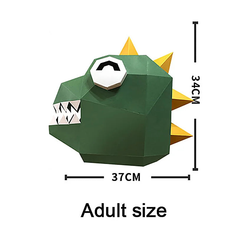 DIY 3D Paper Papercraft Kit – UrbanFolds Papercraft Kit – DIY papercraft kit, front view