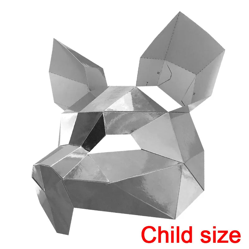 DIY 3D Paper Papercraft Kit – UrbanFolds Papercraft Kit – DIY papercraft kit, front view