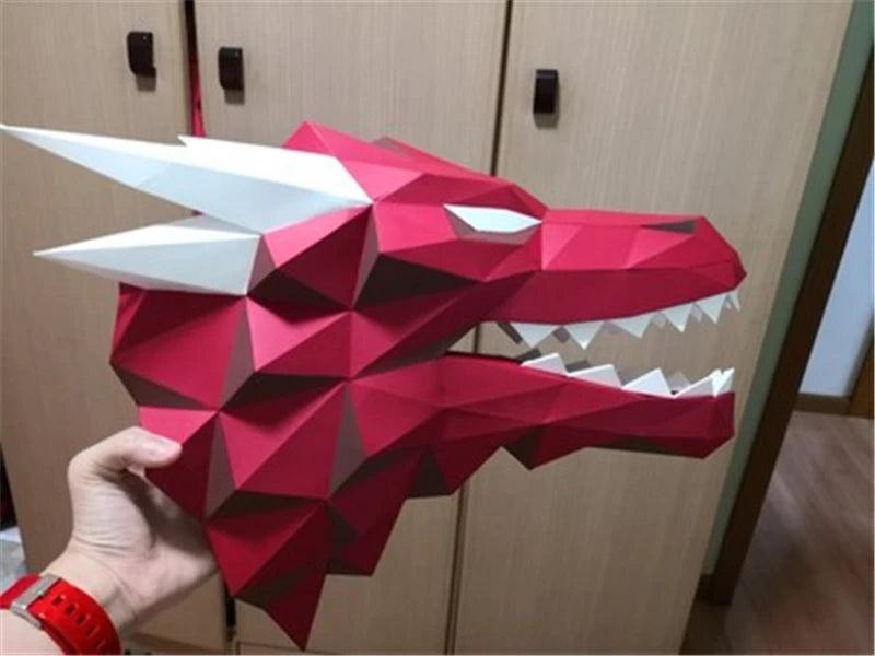 DIY 3D Paper Papercraft Kit – UrbanFolds Papercraft Kit – DIY papercraft kit, in use