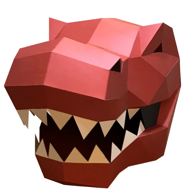 DIY 3D Paper Papercraft Kit – UrbanFolds Papercraft Kit – DIY papercraft kit, front view