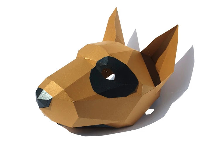 DIY 3D Paper Papercraft Kit – UrbanFolds Papercraft Kit – DIY papercraft kit, front view