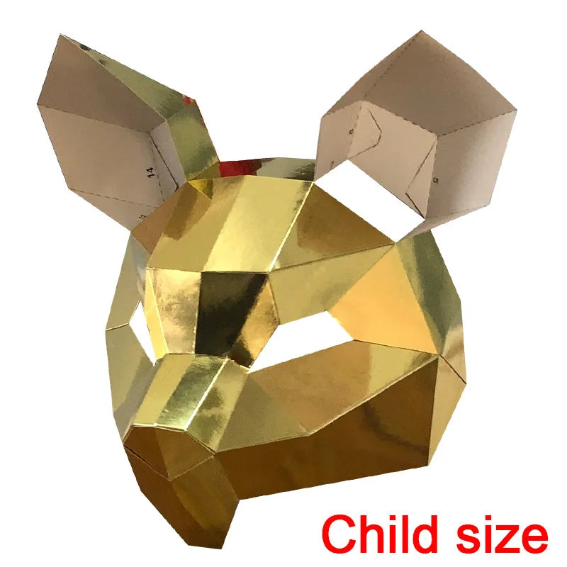 DIY 3D Paper Papercraft Kit – UrbanFolds Papercraft Kit – DIY papercraft kit, front view