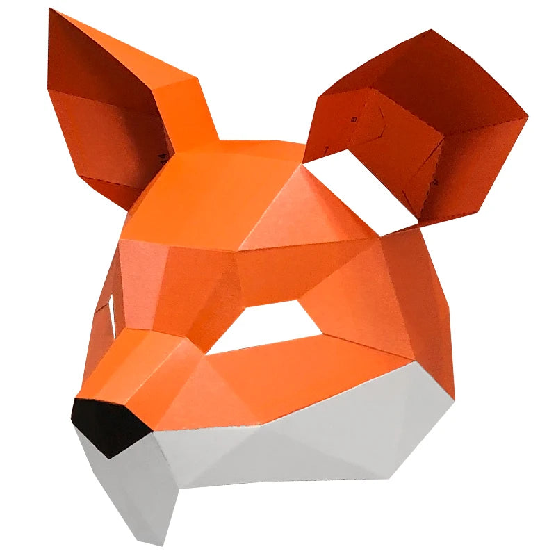 DIY 3D Paper Papercraft Kit – UrbanFolds Papercraft Kit – DIY papercraft kit, front view