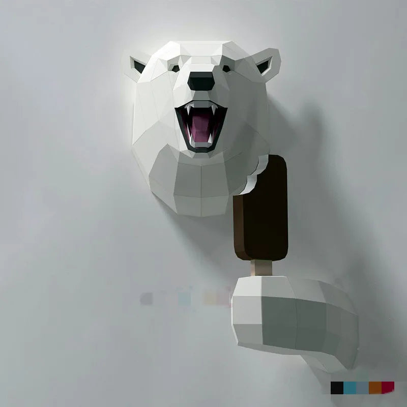 DIY 3D Paper Papercraft Kit – UrbanFolds Papercraft Kit – DIY papercraft kit, front view