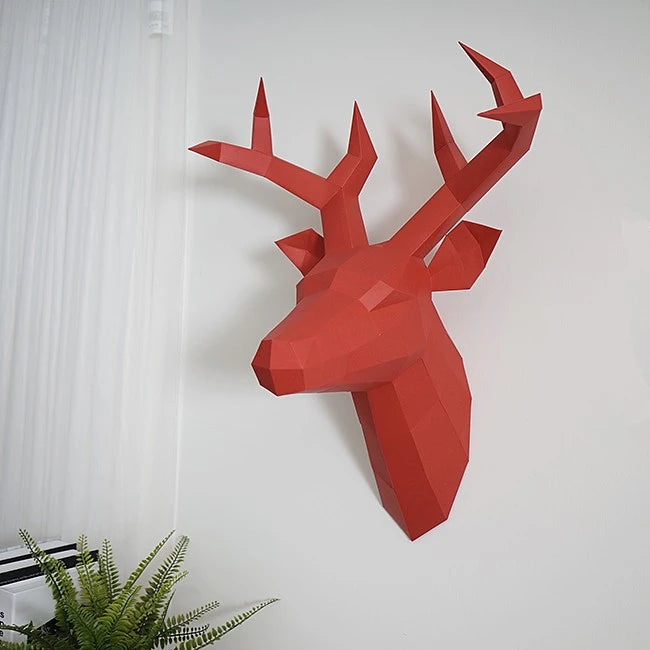 DIY 3D Paper Papercraft Kit – UrbanFolds Papercraft Kit – DIY papercraft kit, front view