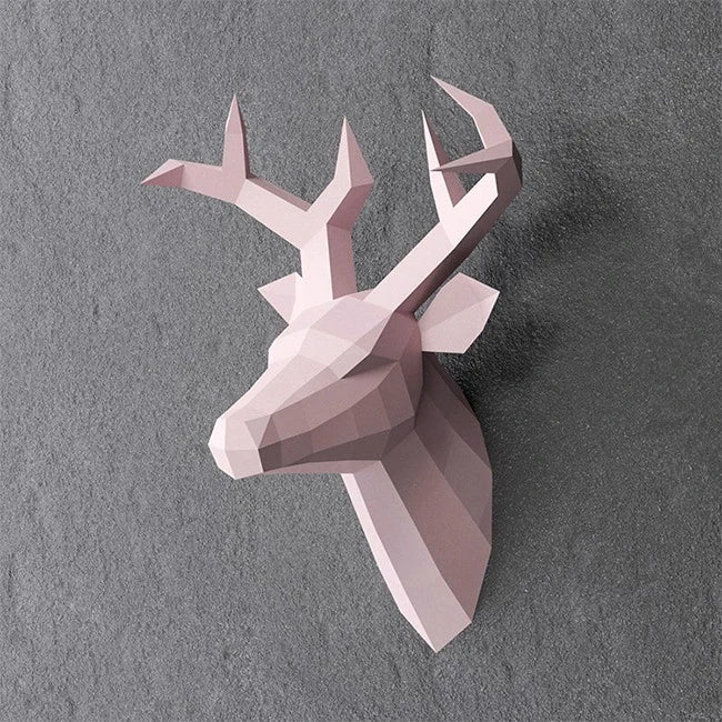 DIY 3D Paper Papercraft Kit – UrbanFolds Papercraft Kit – DIY papercraft kit, in use