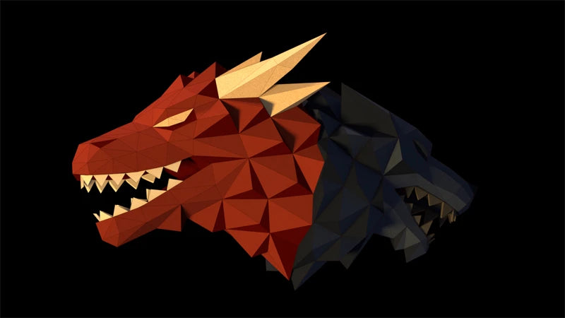 DIY 3D Paper Papercraft Kit – UrbanFolds Papercraft Kit – DIY papercraft kit, detail