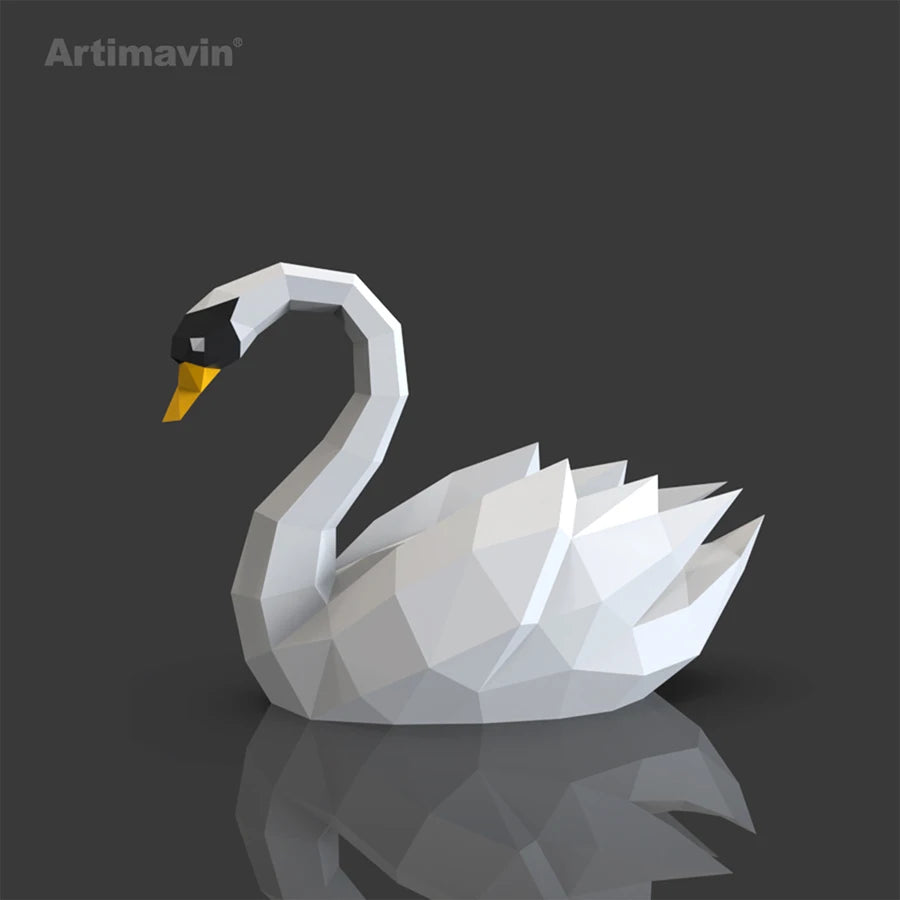 DIY 3D Paper Papercraft Kit – UrbanFolds Papercraft Kit – DIY papercraft kit, front view