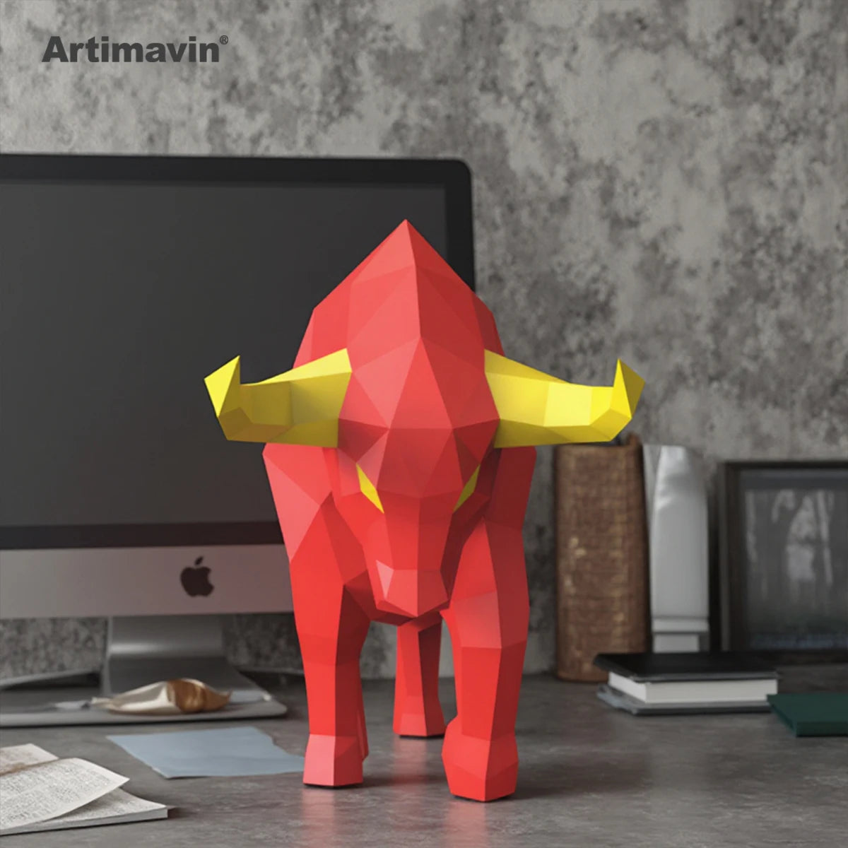 DIY 3D Paper Papercraft Kit – UrbanFolds Papercraft Kit – DIY papercraft kit, angle view