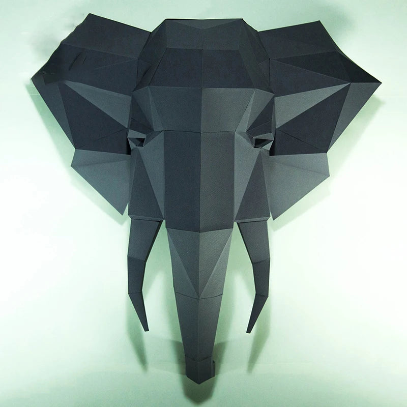 DIY 3D Paper Papercraft Kit – UrbanFolds Papercraft Kit – DIY papercraft kit, front view