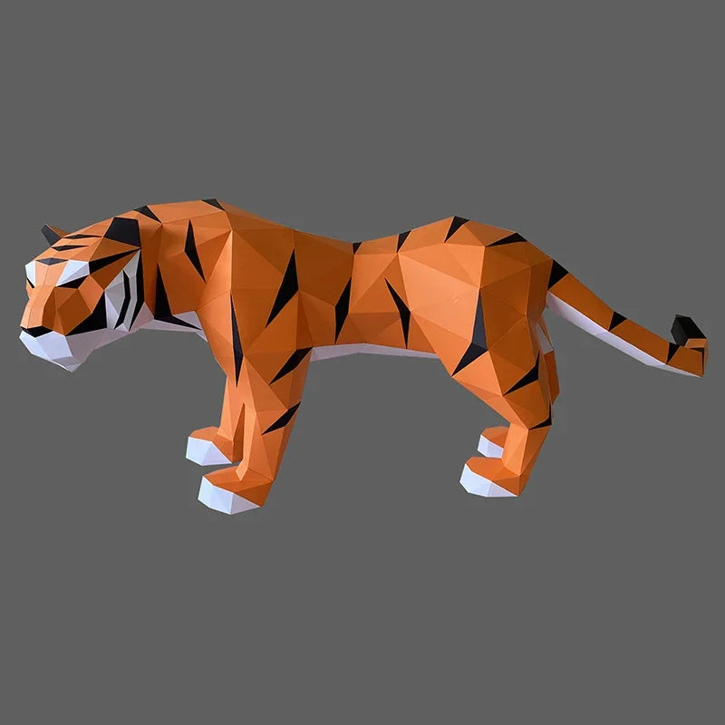 DIY 3D Paper Papercraft Kit – UrbanFolds Papercraft Kit – DIY papercraft kit, angle view