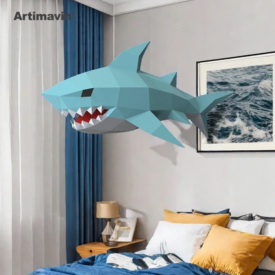DIY 3D Paper Papercraft Kit – UrbanFolds Papercraft Kit – DIY papercraft kit, angle view