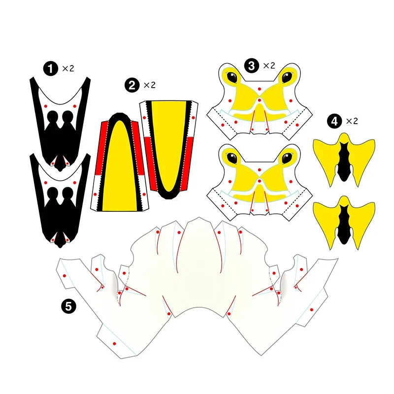 DIY 3D Paper Papercraft Kit – UrbanFolds Papercraft Kit – DIY papercraft kit, detail